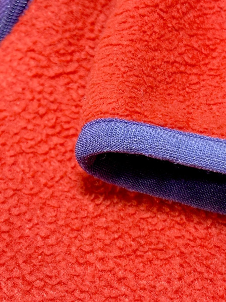 画像11: 80s Patagonia パタゴニア レッド ジップアップ レトロ USA古着 フリースジャケット (11)