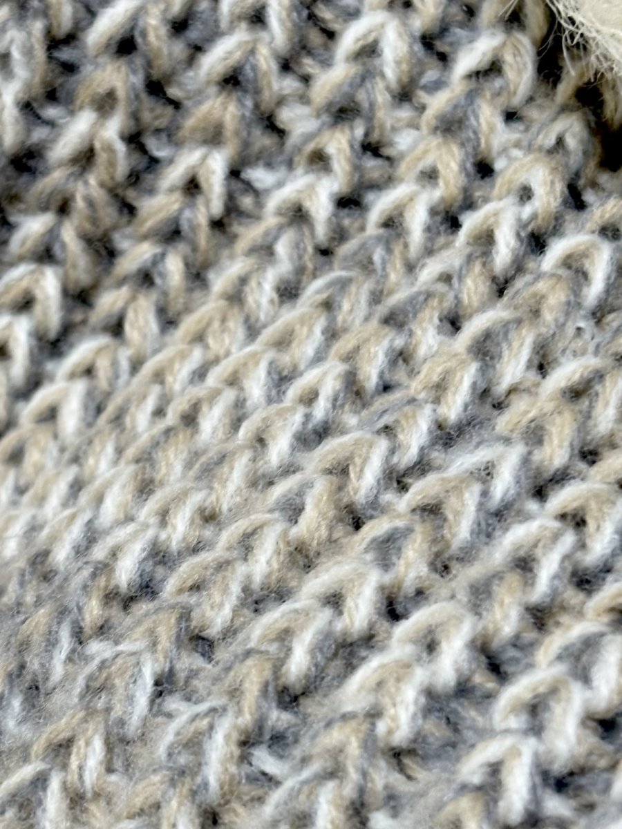 画像10: ファー ニット レイヤード風 レトロ USA古着 ヴィンテージコート (10)