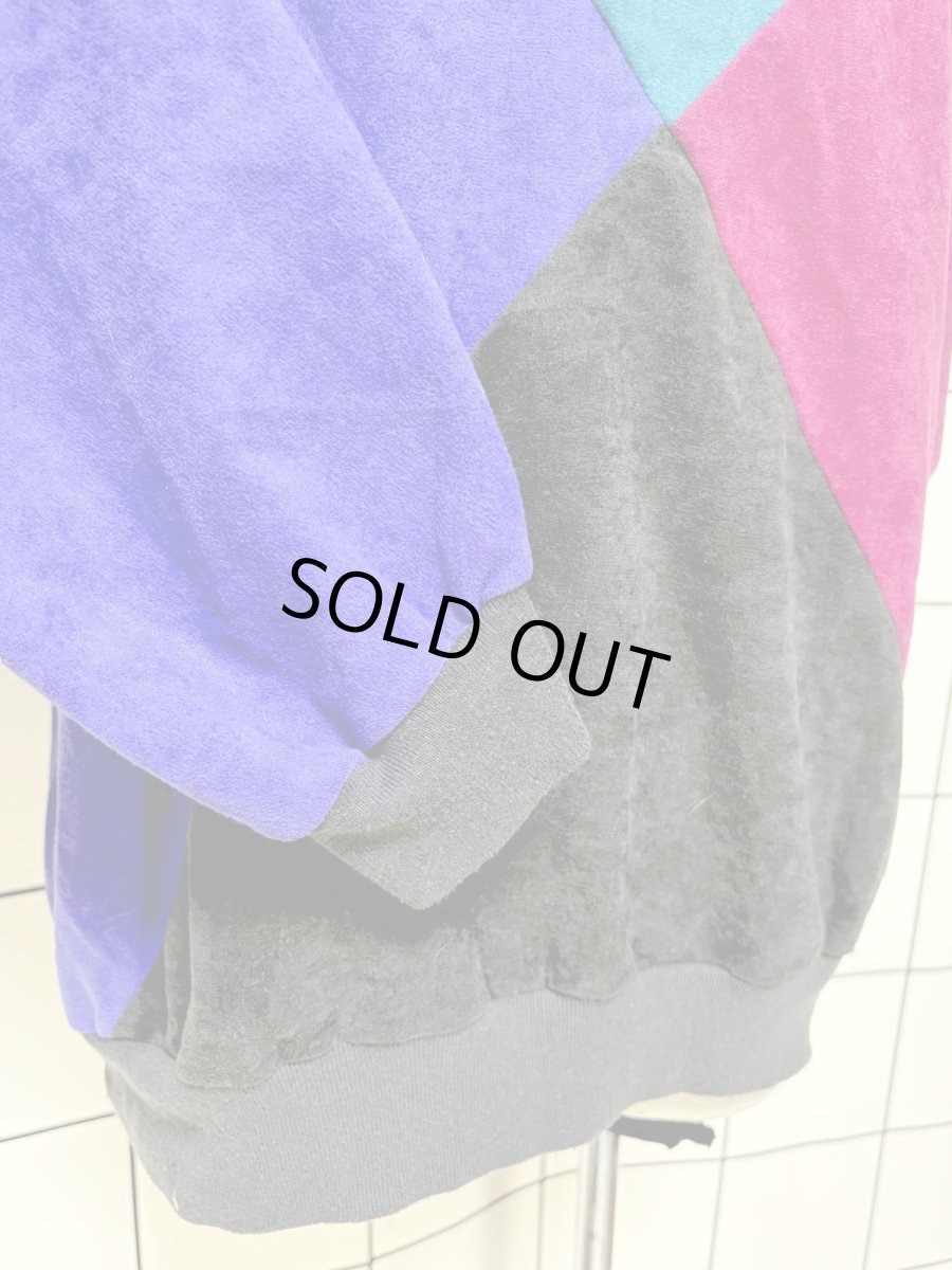 画像7: クレイジーカラー プルオーバー レトロ USA古着 ヴィンテージトップス (7)