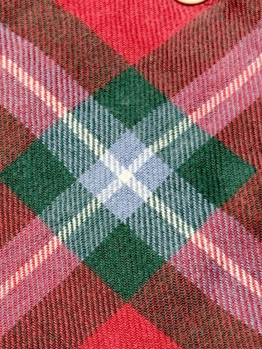 画像11: チェック柄 ウエストゴム レトロ USA古着 ヴィンテージワンピース (11)