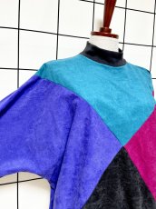 画像6: クレイジーカラー プルオーバー レトロ USA古着 ヴィンテージトップス (6)