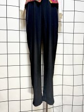 画像10: レイヤード風 スカーフ柄 ウエストゴム レトロ USA古着 ヴィンテージオールインワン (10)