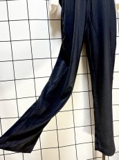 画像12: レイヤード風 スカーフ柄 ウエストゴム レトロ USA古着 ヴィンテージオールインワン (12)