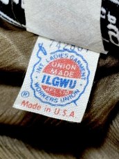 画像15: タートルネック ストライプ 花柄 UNIONMADE ウエストゴム レトロ USA古着 ヴィンテージワンピース  (15)