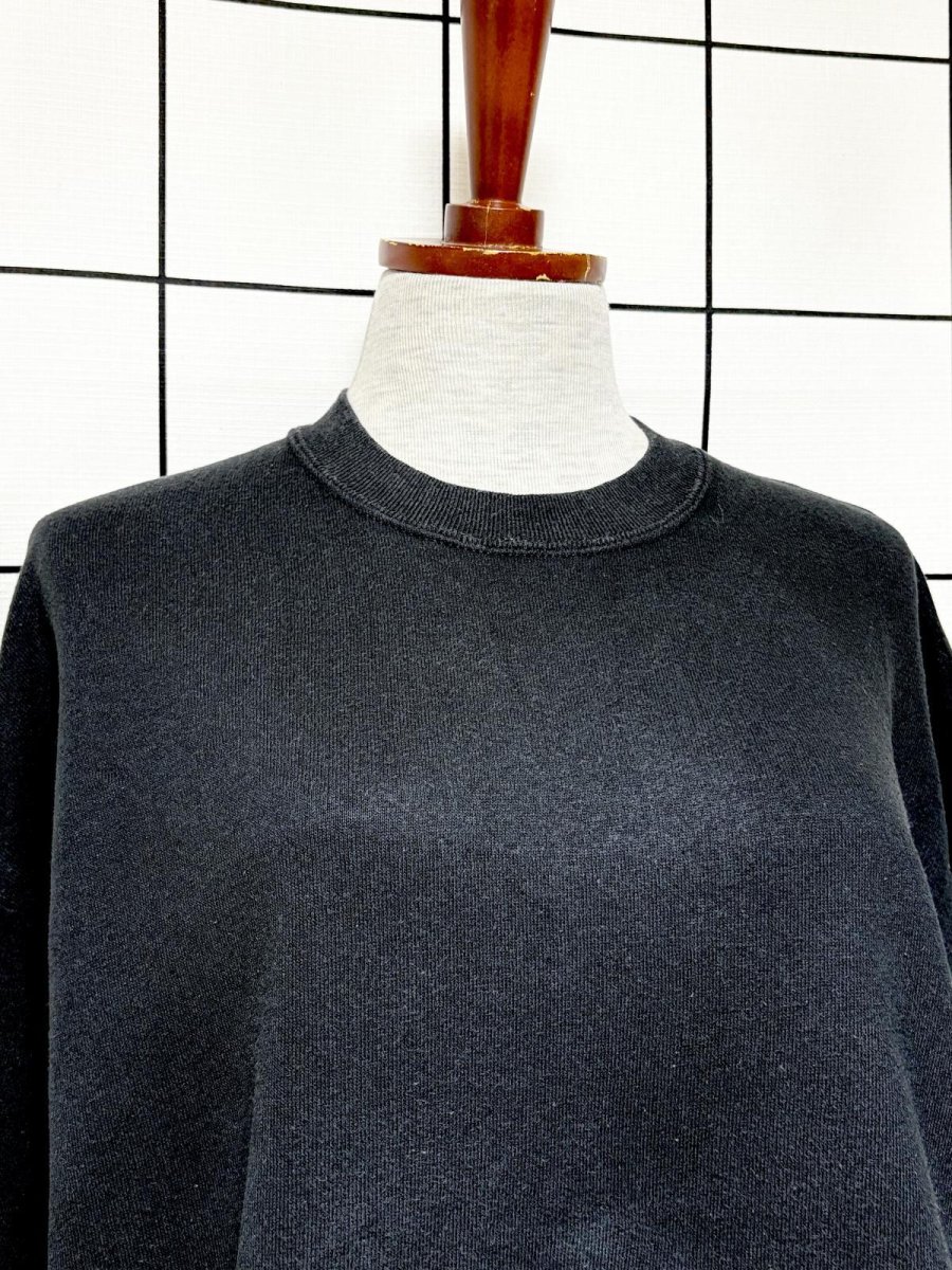 画像5: ハロウィン刺繍 チェック ブラック レトロ USA古着 ヴィンテージスウェット (5)