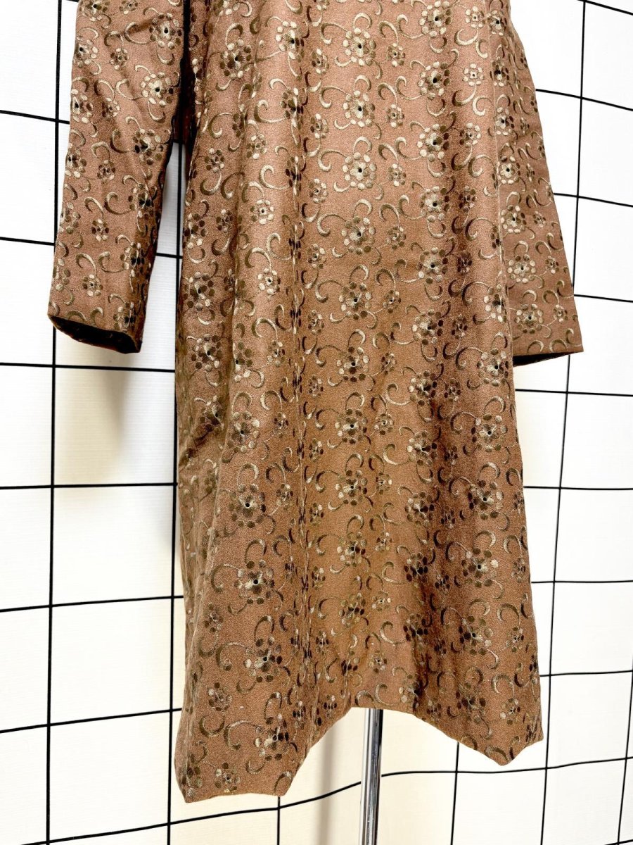 画像8: 刺繍 70's 80's 昭和レトロ古着 ヴィンテージワンピース (8)