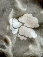 画像11: タートルネック ストライプ 花柄 UNIONMADE ウエストゴム レトロ USA古着 ヴィンテージワンピース  (11)