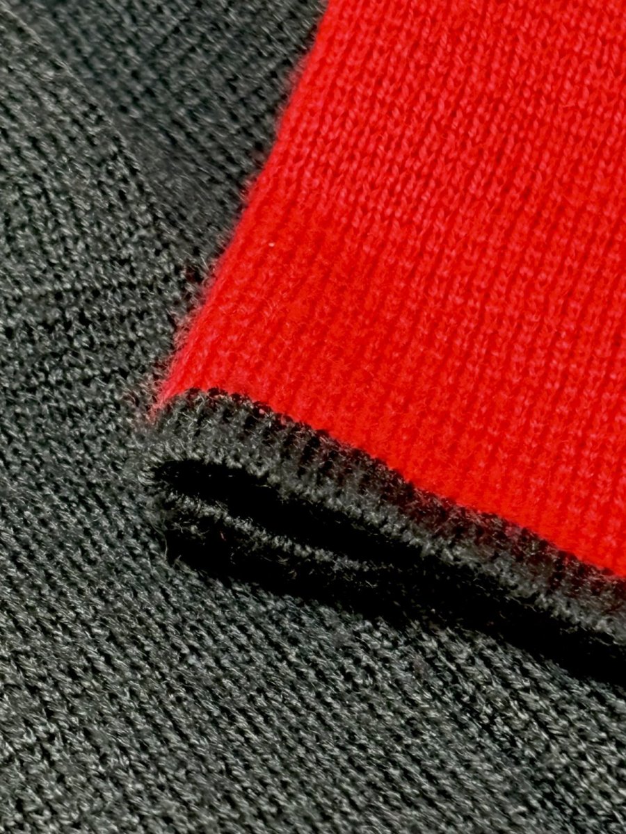 画像11: Italy製 ブラック レトロ ヨーロッパ古着 ロングニットカーディガン (11)