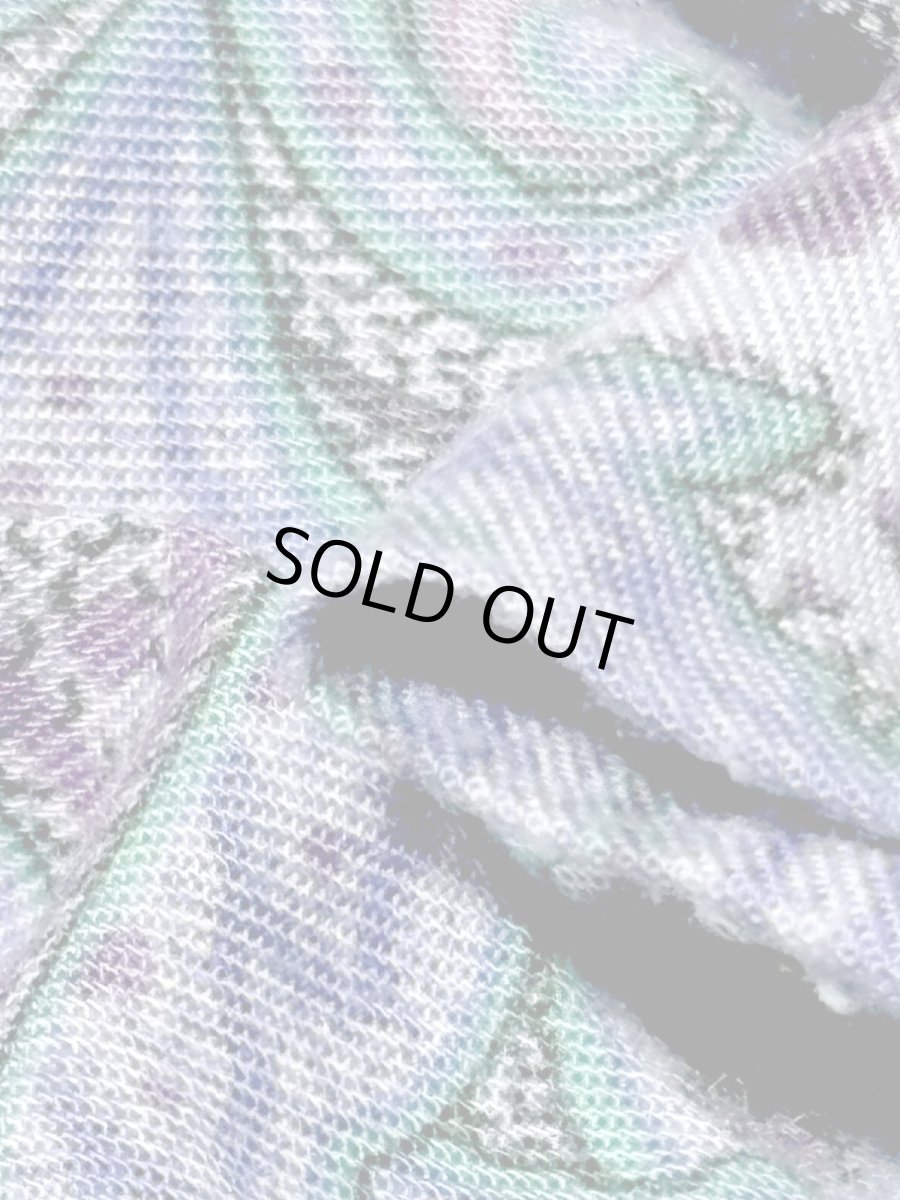 画像11: ペイズリー 花柄 ウエストゴム レトロ USA古着 ヴィンテージスカート (11)