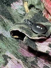 画像14: 花柄 スタンドカラー ウエストゴム レトロ USA古着 ヴィンテージワンピース (14)