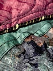 画像11: 花柄 オーバーサイズ ジップアップ レトロ USA古着 ジャンパー ヴィンテージブルゾンジャケット (11)