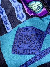 画像12: ダブル襟 薄手 軽め ジップアップ レトロ USA古着 ジャンパー ヴィンテージブルゾンジャケット (12)