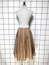 画像6: チェック柄 レトロ USA古着 ヴィンテージスカート (6)