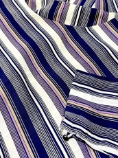 画像10: ストライプ ウエストゴム レトロ USA古着 ヴィンテージワンピース (10)