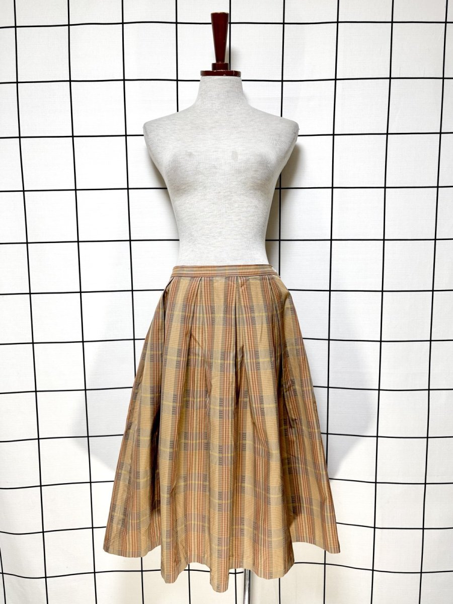 画像5: チェック柄 レトロ USA古着 ヴィンテージスカート (5)