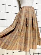 画像4: チェック柄 レトロ USA古着 ヴィンテージスカート (4)