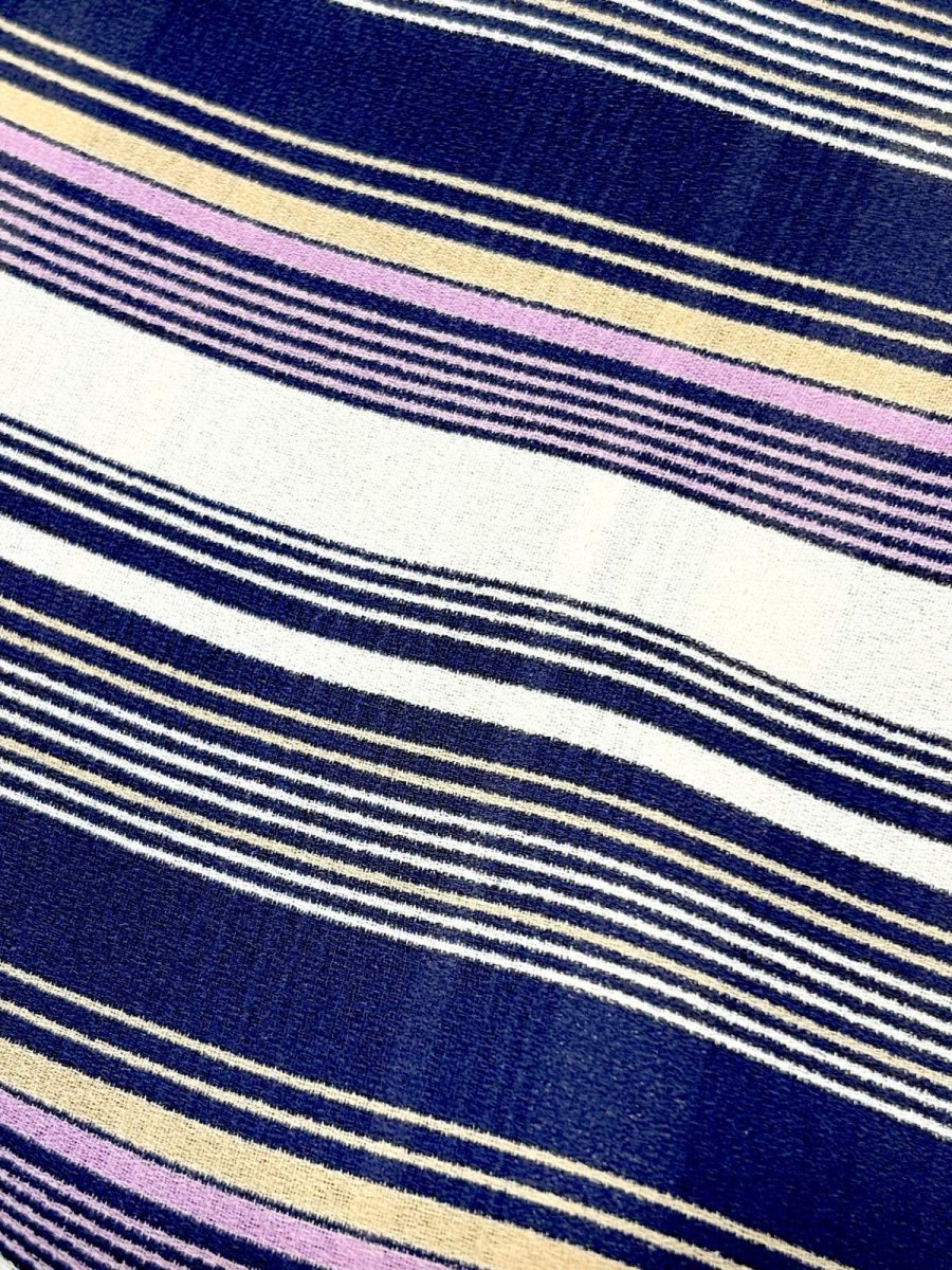 画像11: ストライプ ウエストゴム レトロ USA古着 ヴィンテージワンピース (11)