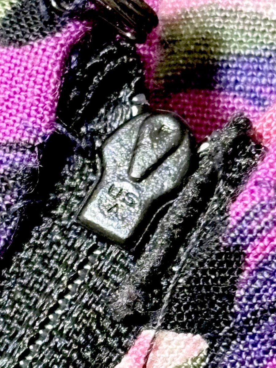 画像13: 花柄 ノーカラー ウエストゴム レトロ USA古着 ヴィンテージワンピース (13)