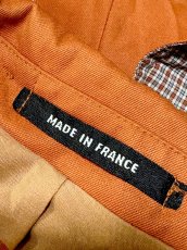 画像14: フランス製 FRANCE フード付 無地 レトロ ヨーロッパ古着 ヴィンテージコート (14)