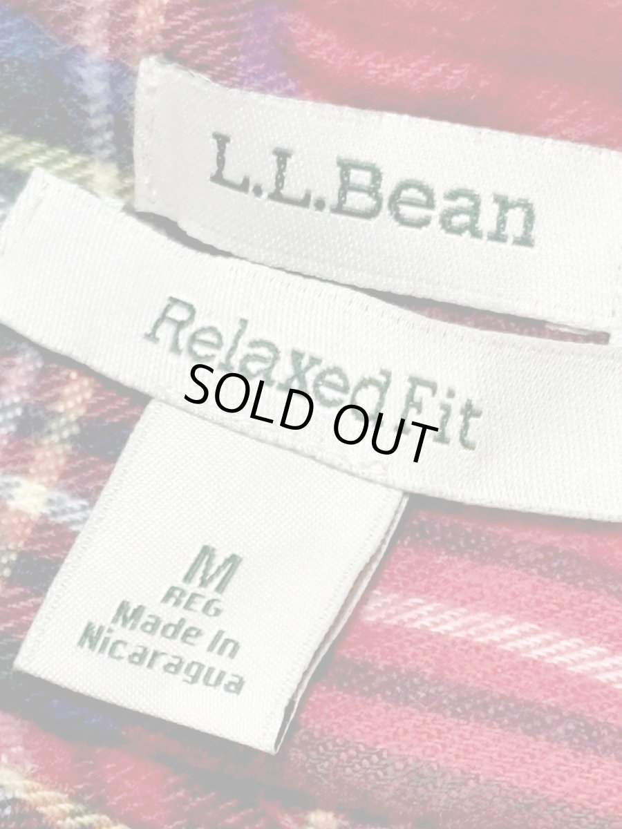 画像10: L.L.Bean チェック柄 Nicaragua 古着 レトロブラウス (10)