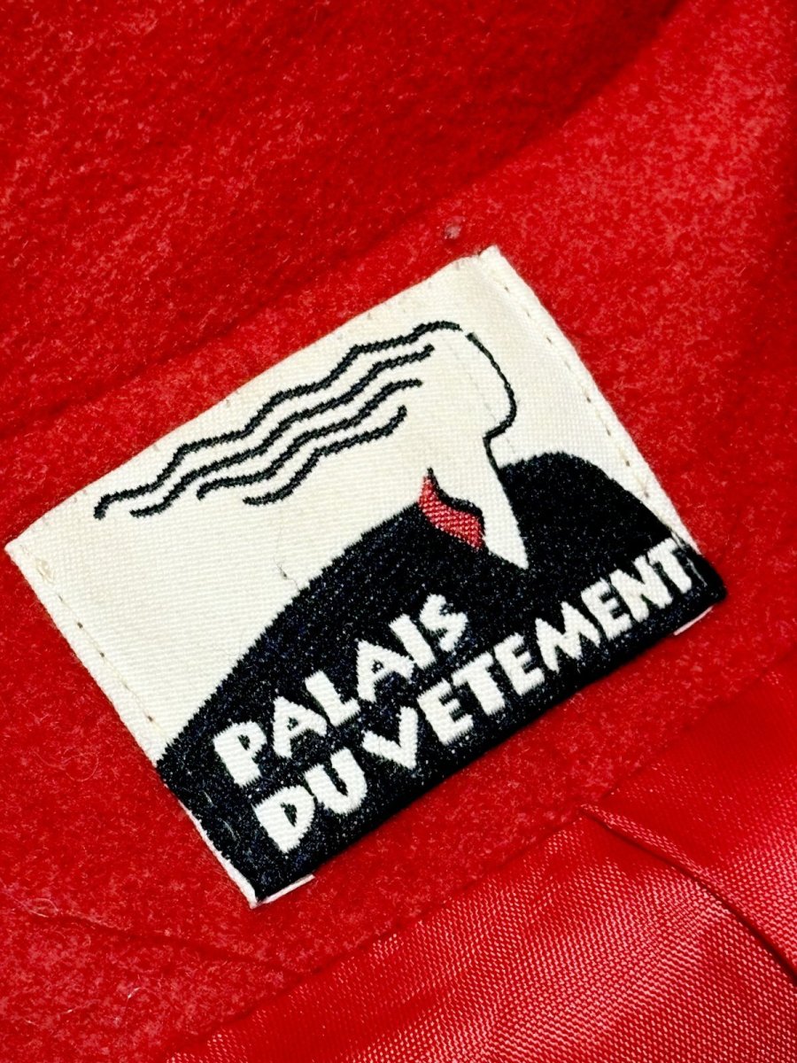 画像11: ウール 大ぶりボタン 無地 ヨーロッパ古着 ヴィンテージコート (11)