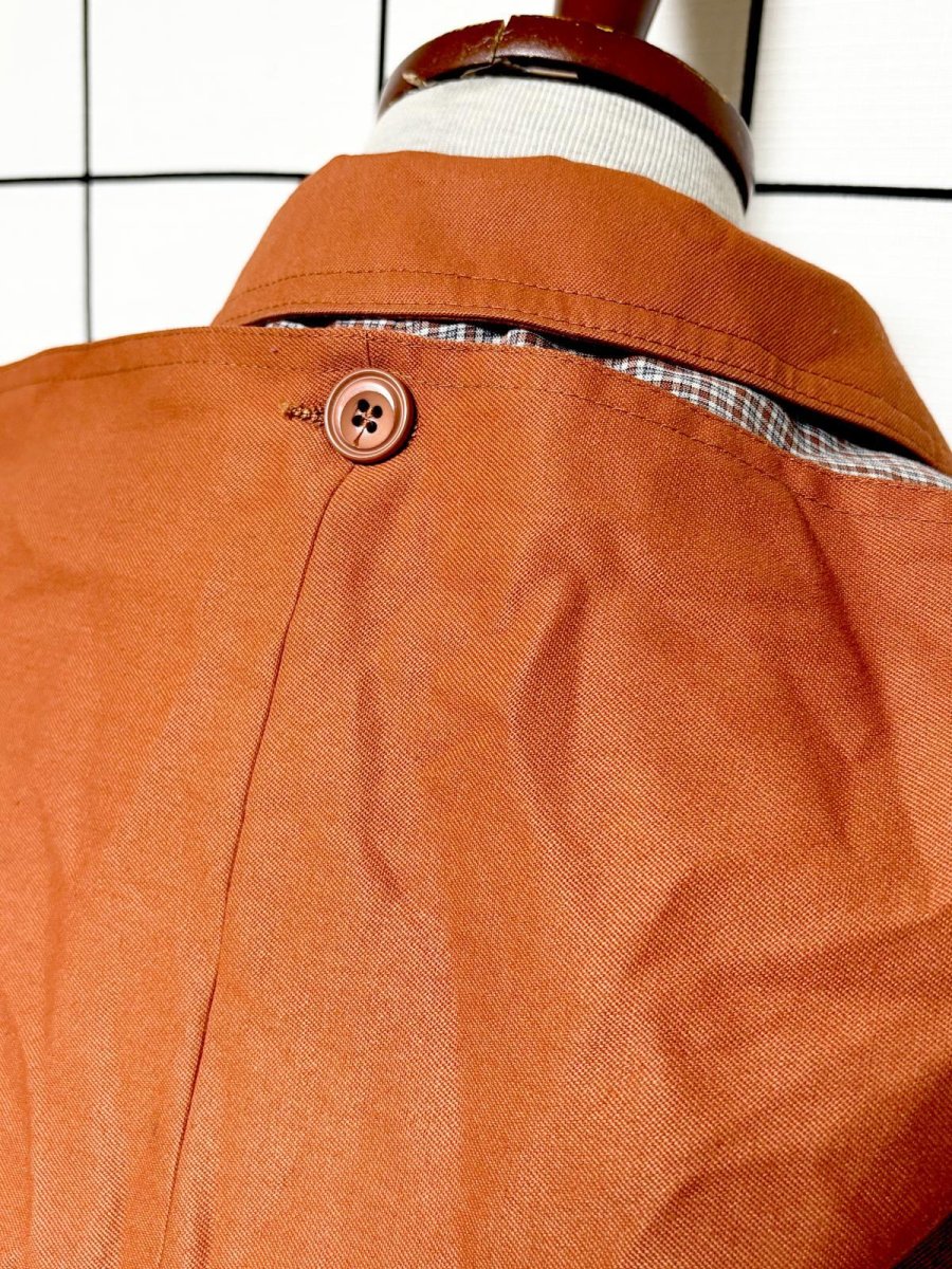 画像3: フランス製 FRANCE フード付 無地 レトロ ヨーロッパ古着 ヴィンテージコート (3)