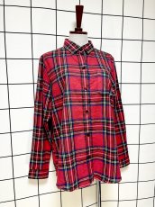 画像3: L.L.Bean チェック柄 Nicaragua 古着 レトロブラウス (3)