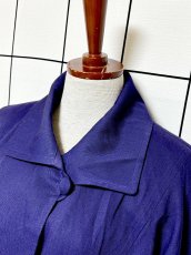 画像4: LONDONFOG ロンドンフォグ パープル レトロ USA古着 ヴィンテージコート (4)