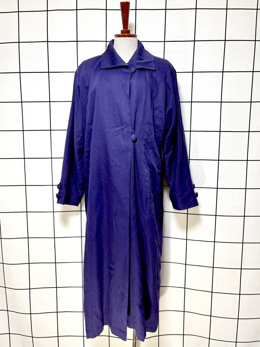 画像1: LONDONFOG ロンドンフォグ パープル レトロ USA古着 ヴィンテージコート (1)