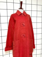 画像3: ウール 大ぶりボタン 無地 ヨーロッパ古着 ヴィンテージコート (3)