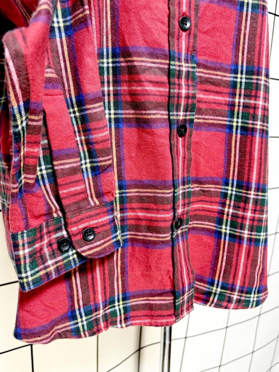 画像7: L.L.Bean チェック柄 Nicaragua 古着 レトロブラウス (7)