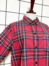 画像6: L.L.Bean チェック柄 Nicaragua 古着 レトロブラウス (6)