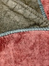 画像10: フランス製 FRANCE パッチワーク調 マルチプリント ウール レトロ ヨーロッパ古着 ヴィンテージコート (10)