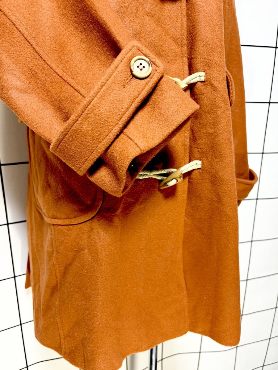 画像7: トグルボタン ウール レトロ Guatemala 古着 ヴィンテージコート (7)