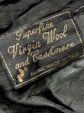 画像13: フランス製 FRANCE パッチワーク調 マルチプリント ウール レトロ ヨーロッパ古着 ヴィンテージコート (13)