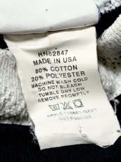 画像20: バックプリントもあり ハウス柄 ネイビー ハイネック レトロ USA古着 ヴィンテージスウェット (20)