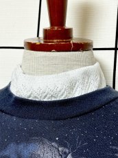 画像9: バックプリントもあり ハウス柄 ネイビー ハイネック レトロ USA古着 ヴィンテージスウェット (9)