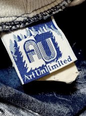 画像19: バックプリントもあり ハウス柄 ネイビー ハイネック レトロ USA古着 ヴィンテージスウェット (19)