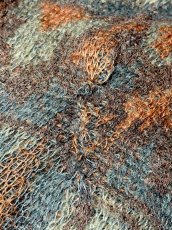 画像12: Italy製 三角柄 レトロ ヨーロッパ古着 ヴィンテージニットカーディガン (12)