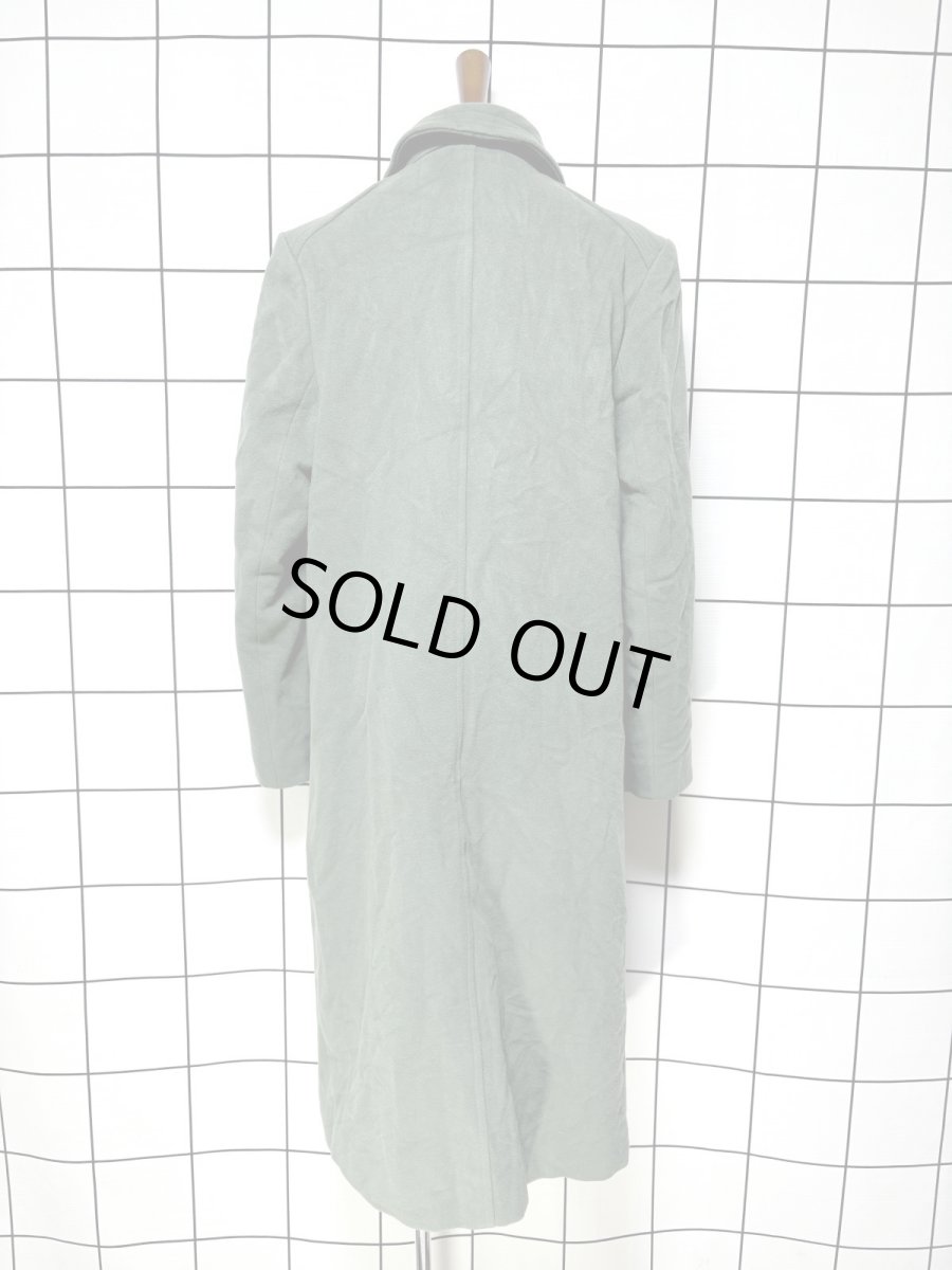 画像2: ポンポンリボン付 フランス ウール ヨーロッパ古着 ヴィンテージロングコート (2)