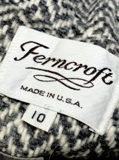 画像12: モノトーン ウール レトロ USA古着 ヴィンテージコート (12)