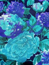 画像11: 花柄 スエードライン レトロ USA古着 ヴィンテージワンピース (11)