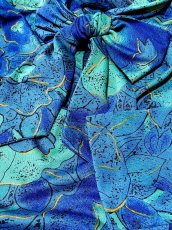 画像10: フランス製 FRANCE 花柄 リボンタイ付 レトロ ヨーロッパ古着 ヴィンテージワンピース (10)