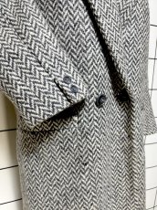 画像7: モノトーン ウール レトロ USA古着 ヴィンテージコート (7)