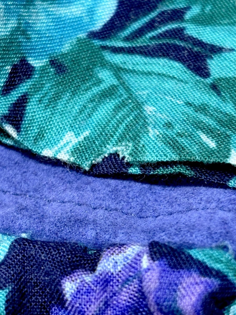 画像13: 花柄 スエードライン レトロ USA古着 ヴィンテージワンピース (13)