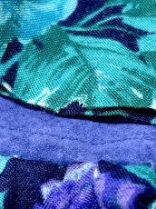 画像13: 花柄 スエードライン レトロ USA古着 ヴィンテージワンピース (13)