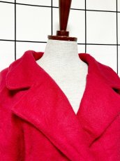 画像5: フランス製 FRANCE ショート丈 バイカラー レトロ ヨーロッパ古着 ヴィンテージニットジャケット (5)