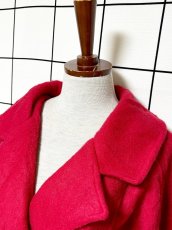 画像4: フランス製 FRANCE ショート丈 バイカラー レトロ ヨーロッパ古着 ヴィンテージニットジャケット (4)