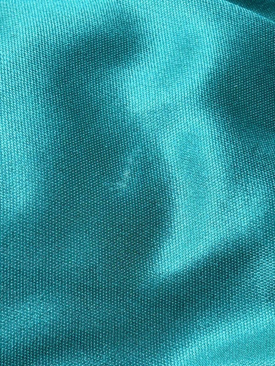 画像13: ハイネック タックデザイン ウエストゴム レトロ USA古着 ヴィンテージワンピース (13)