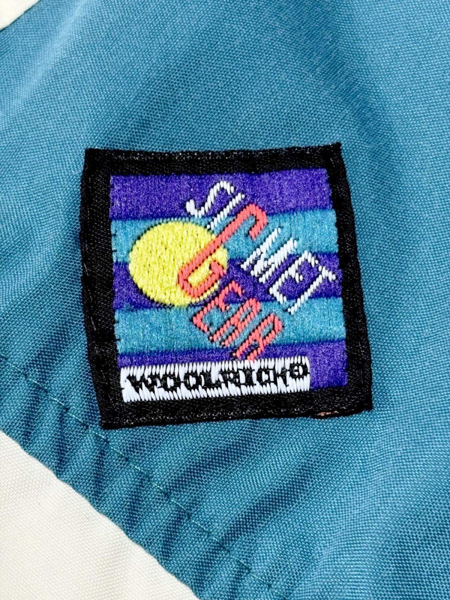 画像14: ウールリッチ WOOLRICH フード付 マルチウカラー ジップアップ USA古着 ジャンパー ウィンテージブルゾンジャケット (14)